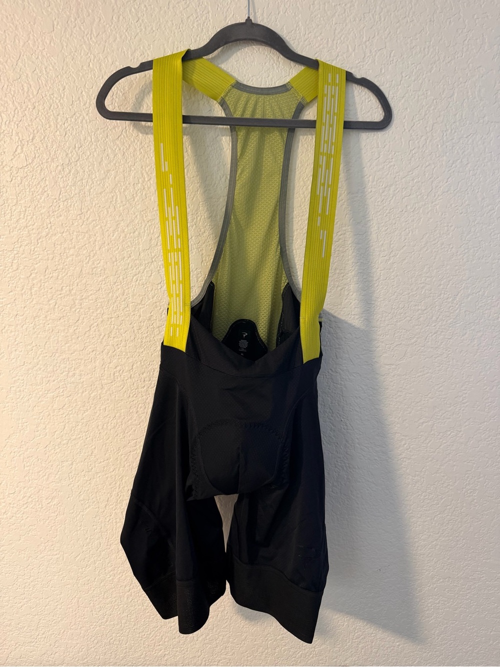 Pinarello Cycling Bib Shorts Black Neon Yellow Mens XL